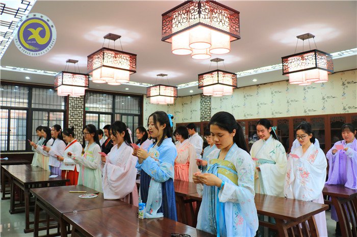 帖咏寒食深味清明 多彩校本礼仪兴邦(图2)