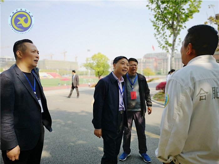 合肥市政府副秘书长谢军督察2019年中考体育考试工作(图7)