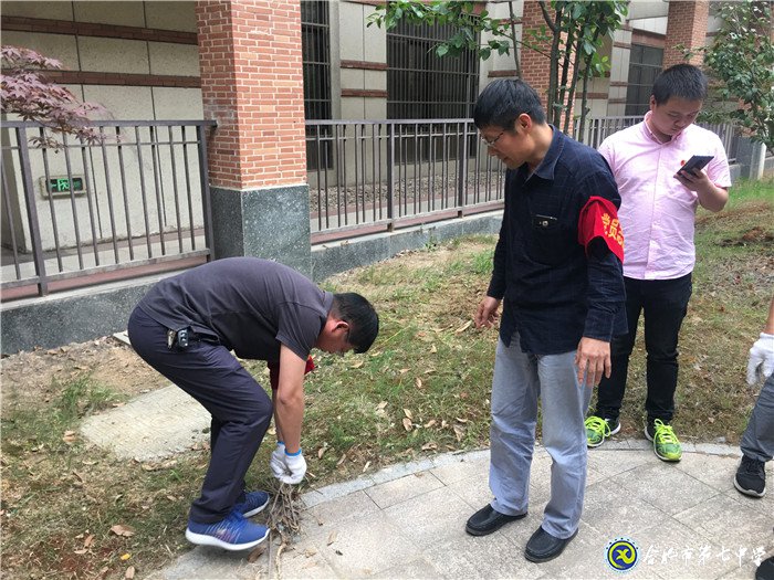 党员奉献展风采  志愿服务美校园(图2)