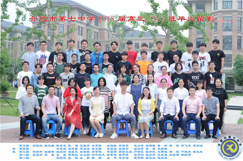 合肥七中2018届高三年级师生合影(图24)