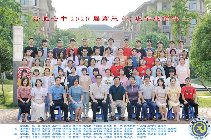 合肥七中2020届高三年级师生合影(图8)