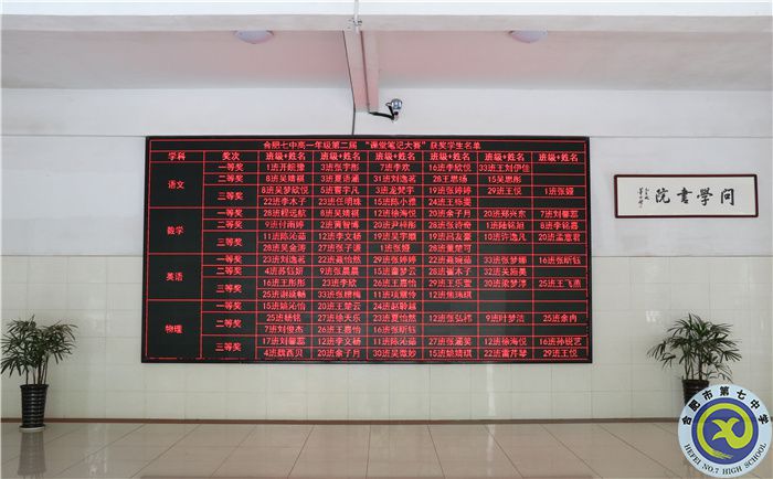 合肥七中高一年级举行第二届 “学生课堂笔记大赛”(图3)