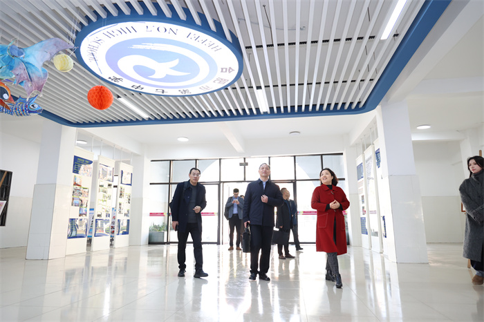 江苏省连云港市赣榆区教育局考察团莅临合肥七中参观交流(图2)