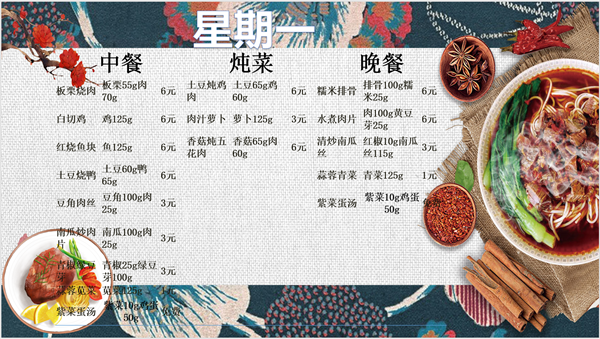 合七美食先知道（本周菜谱）(图3)