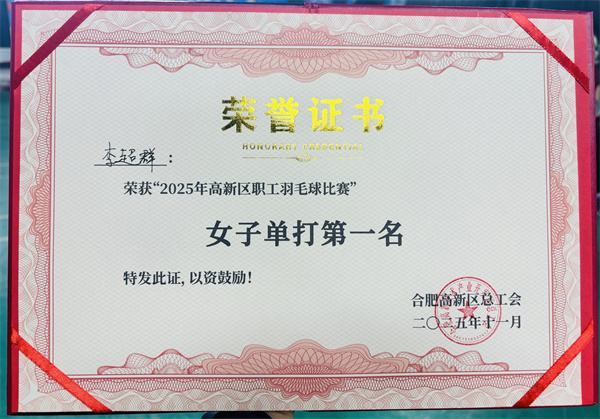 合肥七中在2025年高新区职工羽毛球赛中取得佳绩(图2)